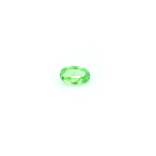 0.30ct Oval Natural Garnet (Colour Green, Clarity Slightly Included, Cut Faceted)