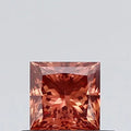 0.50ct Princess Lab Grown Diamond (Colour Fancy Brown, Clarity VS2, IGI Certified)