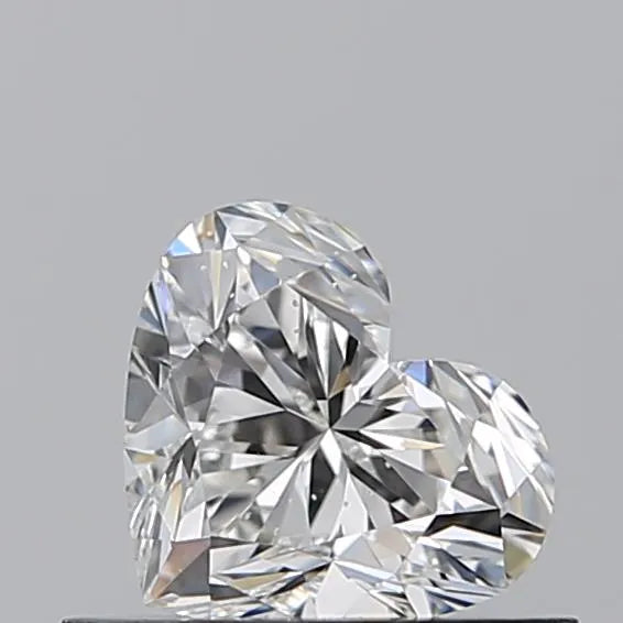 0.51ct Heart Natural Diamond (Colour G, Clarity SI1, GIA Certified)