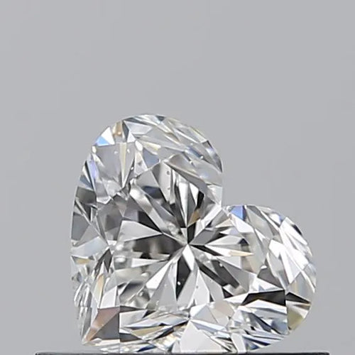 0.51ct Heart Natural Diamond (Colour G, Clarity SI1, GIA Certified)