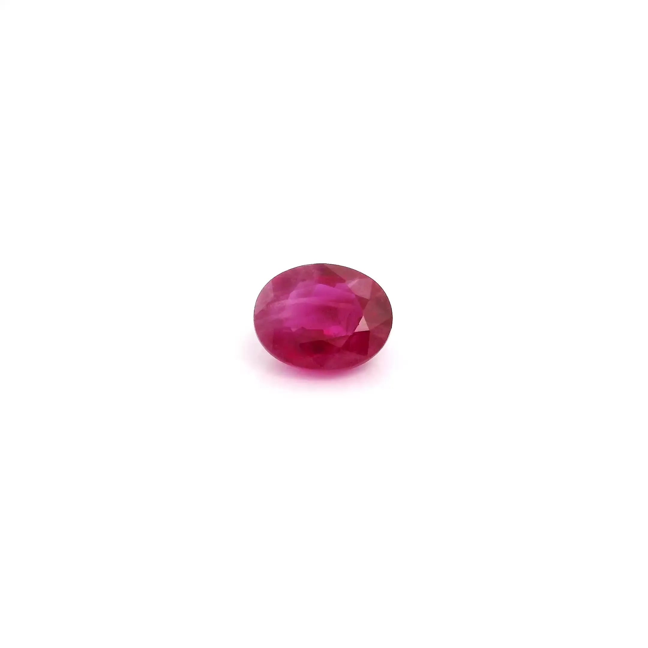 0.60ct Oval Natural Ruby (Colour Red, Clarity Moderately Included, Cut Faceted)