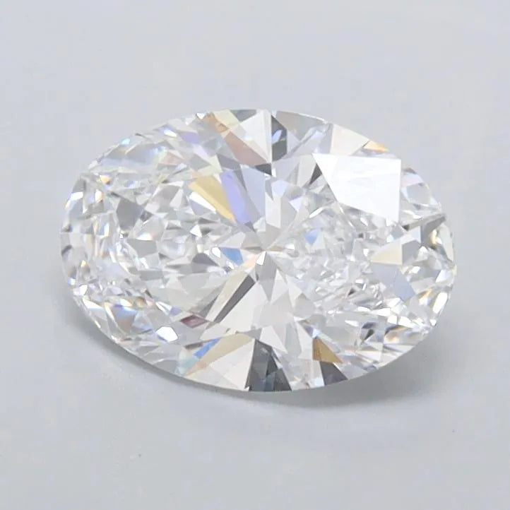 0.90ct Oval Lab Grown Diamond (Colour D, Clarity IF, IGI Certified)