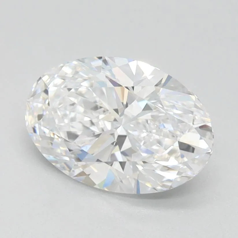 1.01ct Oval Lab Grown Diamond (Colour D, Clarity FL, IGI Certified)