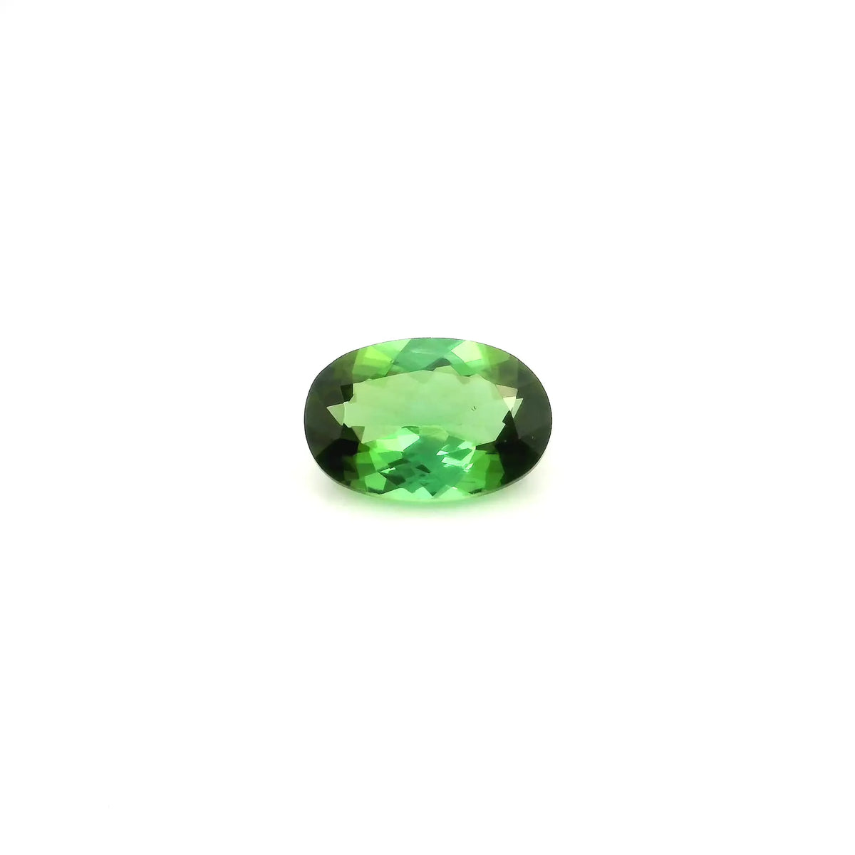 1.23ct Oval Natural Tourmaline (Colour Green, Clarity Slightly Included, Cut Faceted)