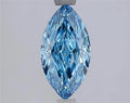 1.35ct Marquise Lab Grown Diamond (Colour Fancy Vivid Blue, Clarity VS1, IGI Certified)
