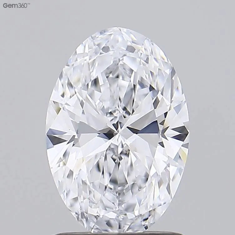 1.38ct Oval Lab Grown Diamond (Colour D, Clarity VVS1, IGI Certified)