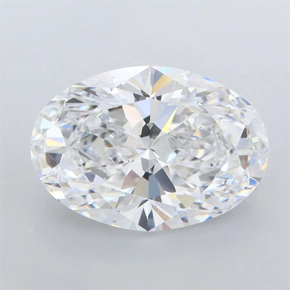 3.00ct Oval Lab Grown Diamond (Colour D, Clarity FL, IGI Certified)