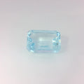 3.35ct Octagonal Natural Aquamarine (Colour Blue, Clarity Slightly Included, Cut Faceted)