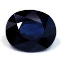 3.90ct Oval Natural Sapphire (Colour Blue, Clarity Slightly Included, Cut Faceted)
