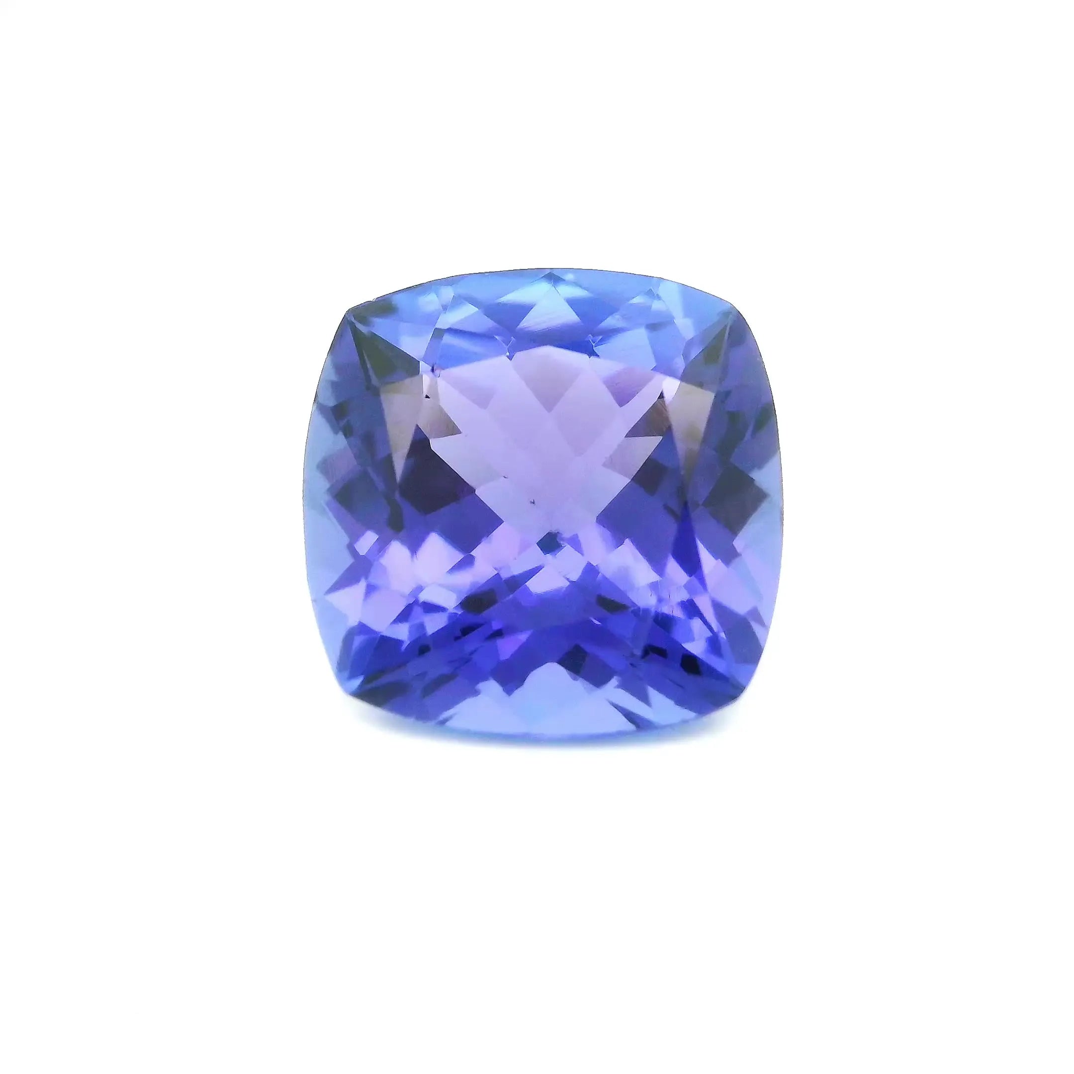 4.05ct Cushion Natural Tanzanite (Colour Blue, Clarity Eye Clean, Cut Faceted)
