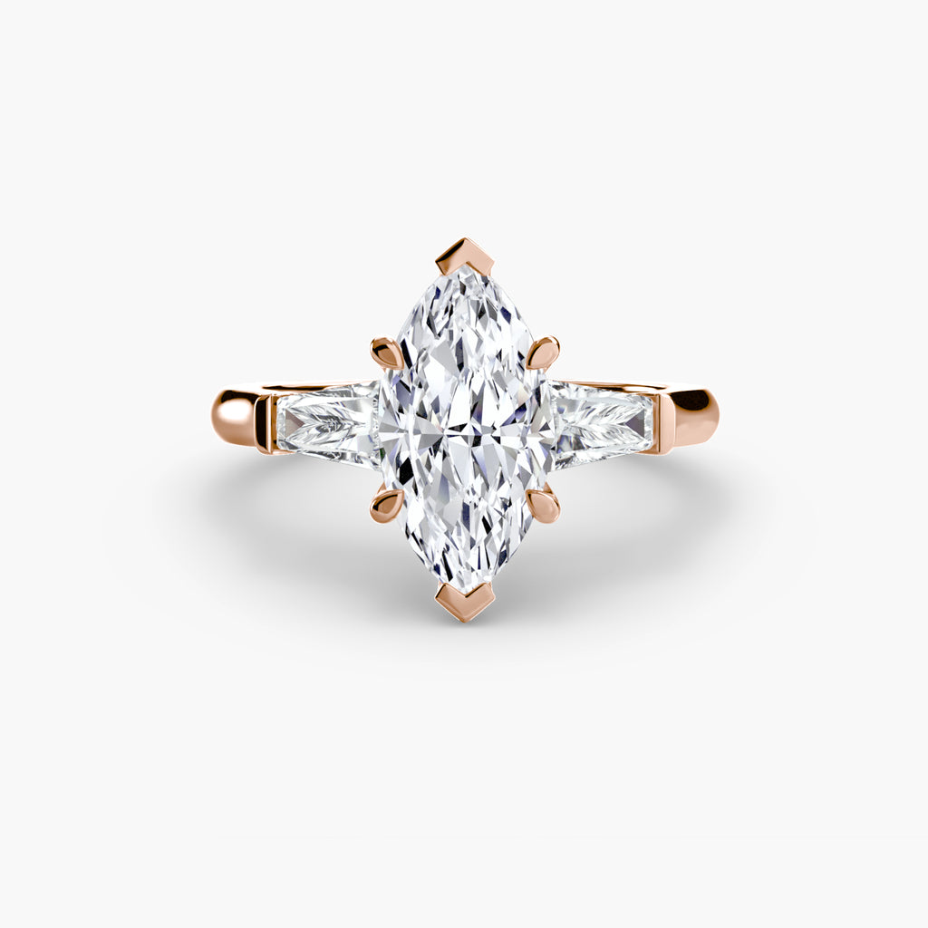 Trilogy Ring Baguette
