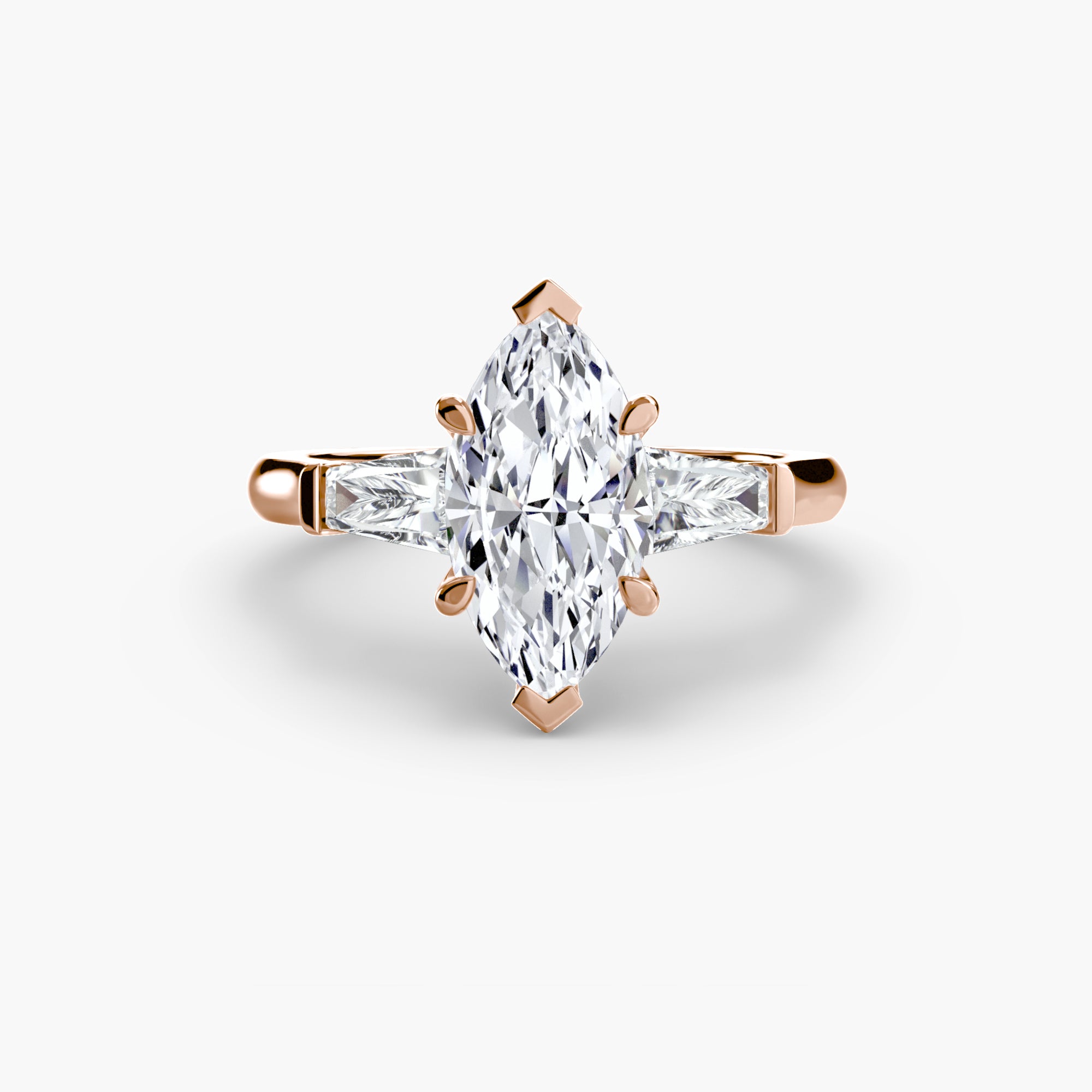 Trilogy Ring Baguette