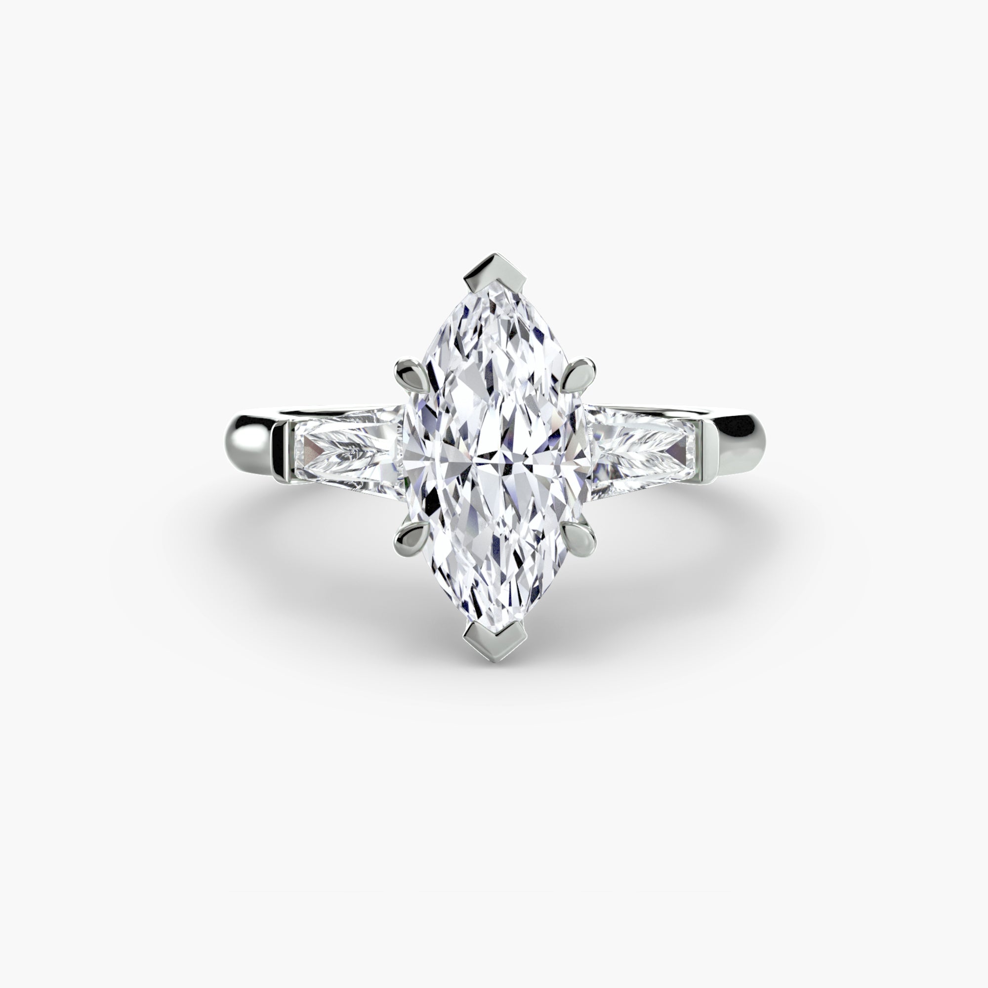 Trilogy Ring Baguette