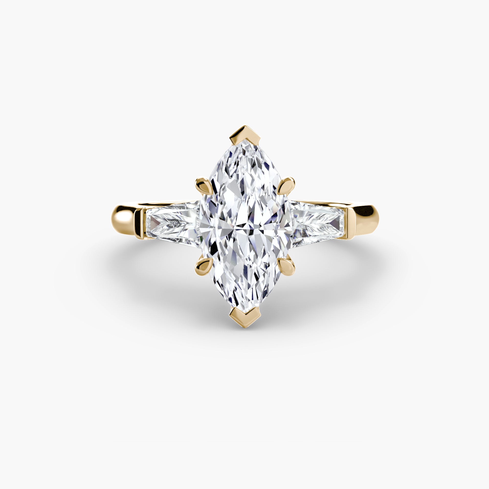 Trilogy Ring Baguette