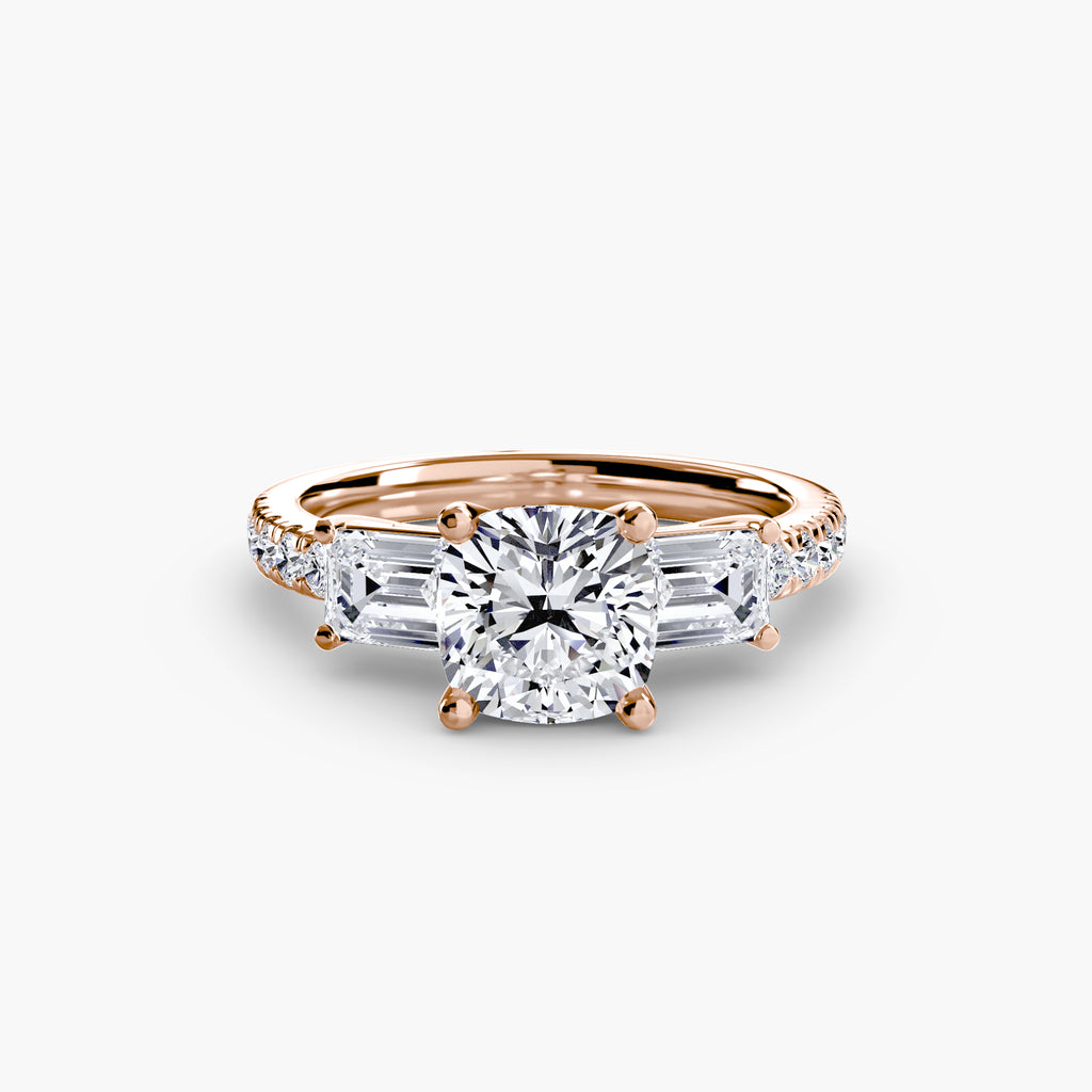 Trilogy pavè emerald