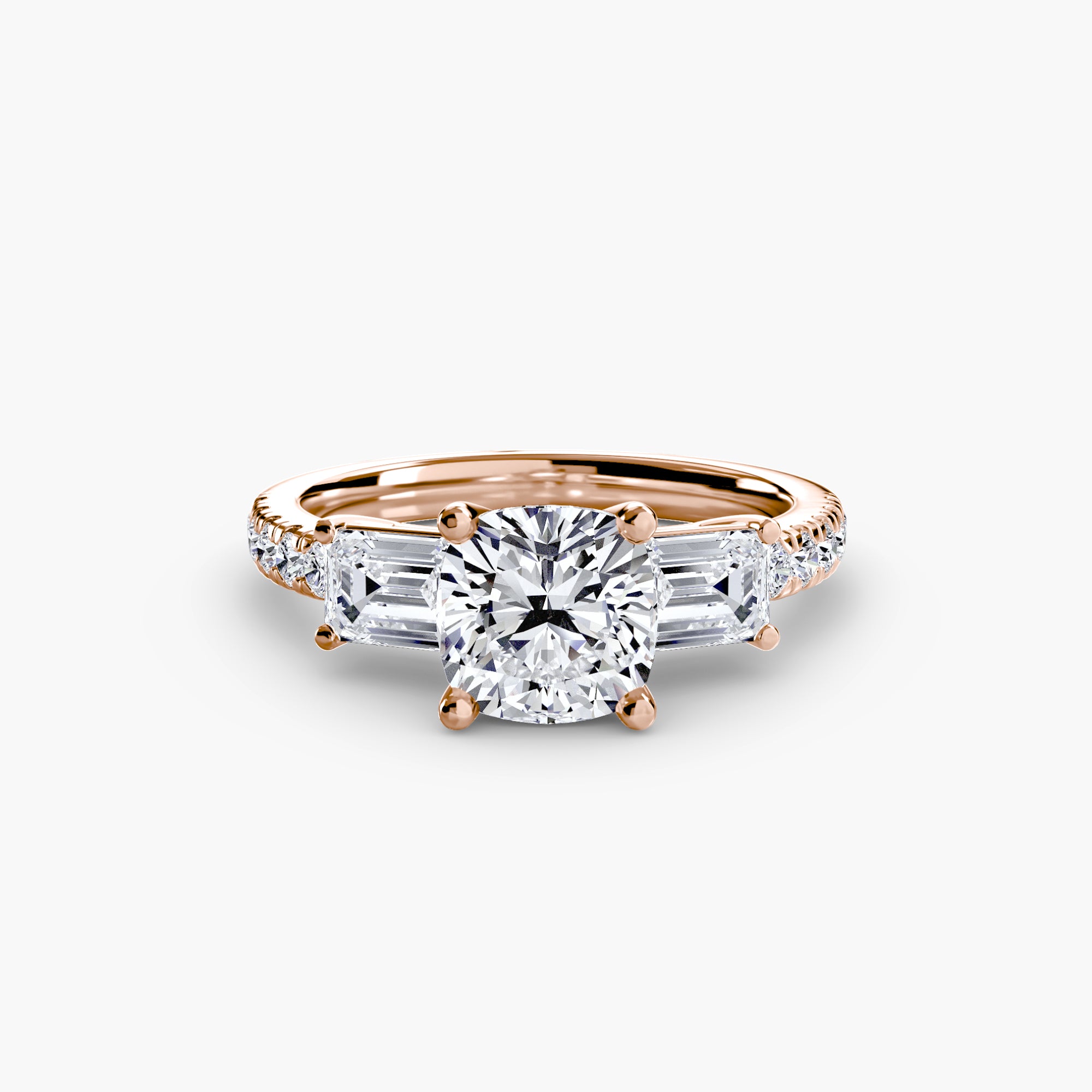 Trilogy pavè emerald