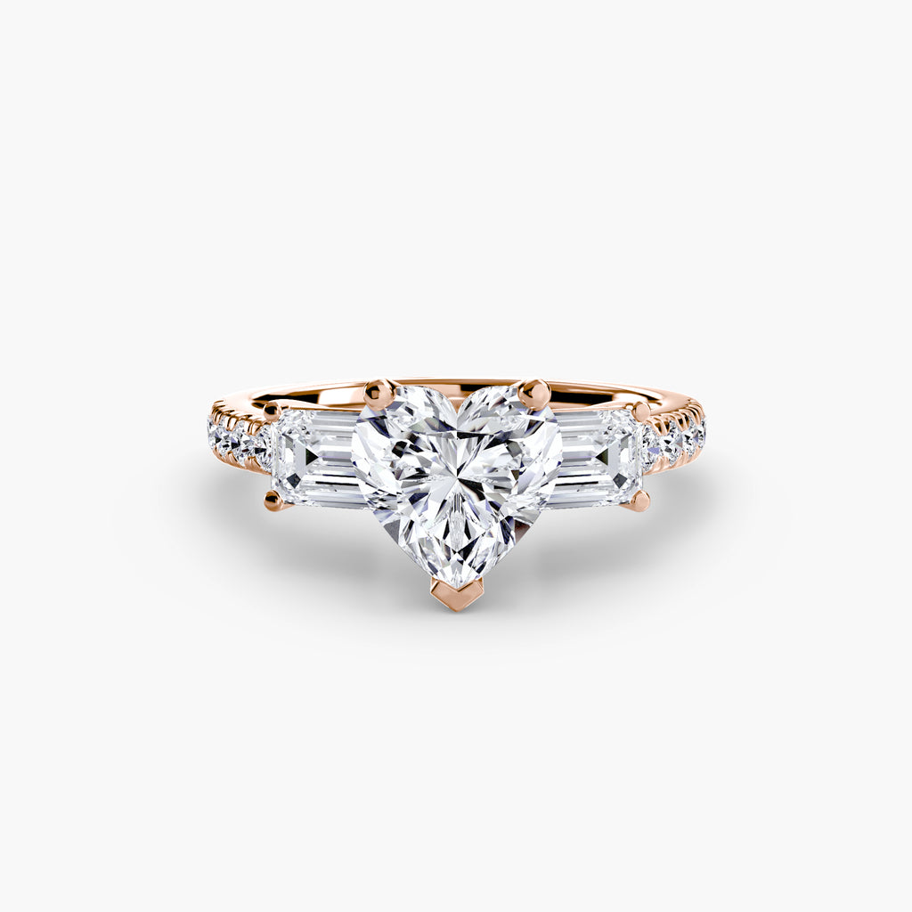 Trilogy pavè emerald