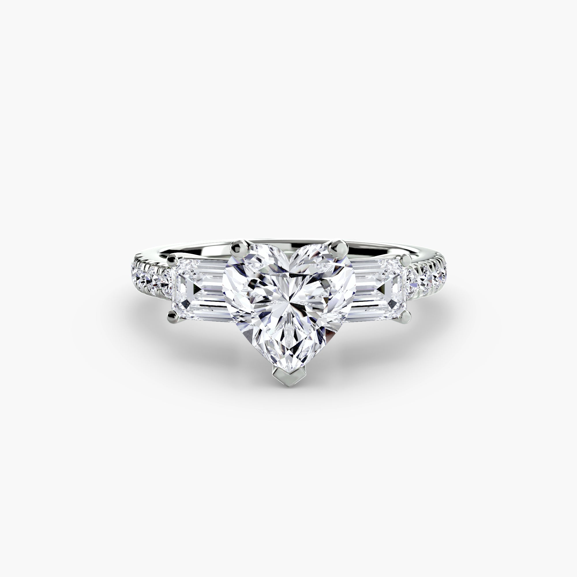 Trilogy pavè emerald