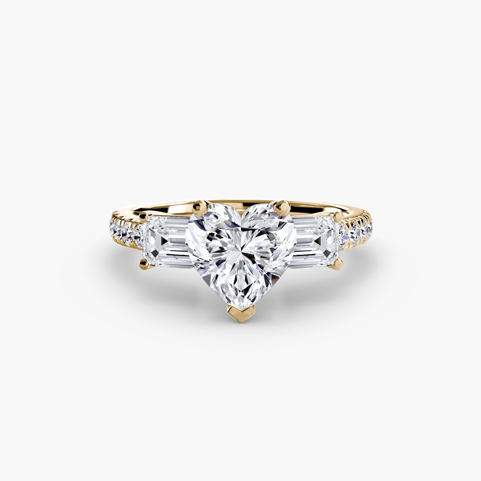 Trilogy pavè emerald