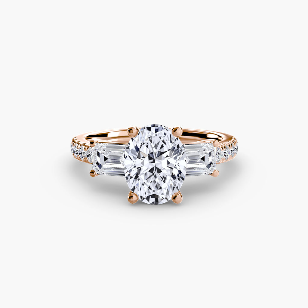 Trilogy pavè emerald