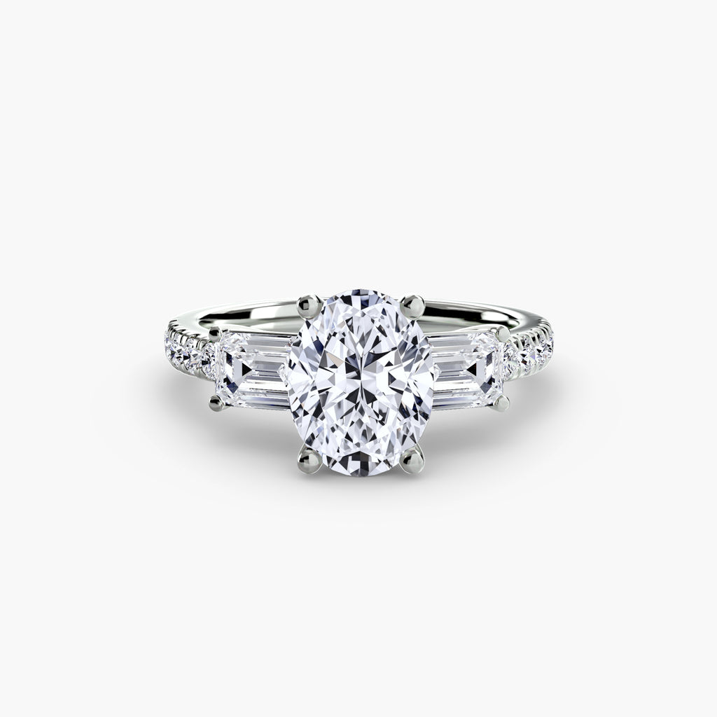 Trilogy pavè emerald