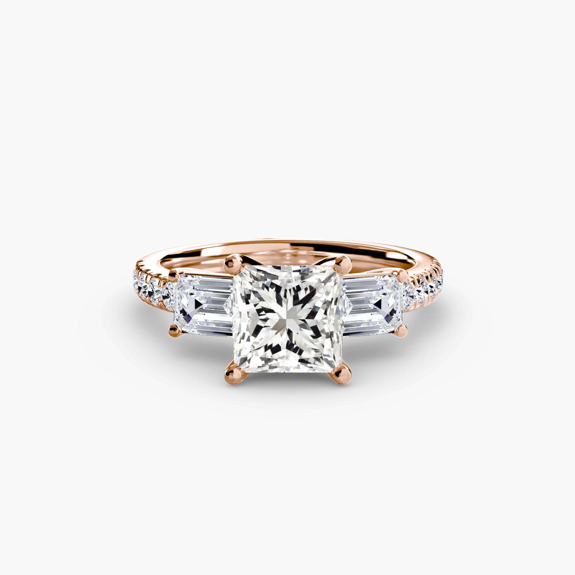 Trilogy pavè emerald