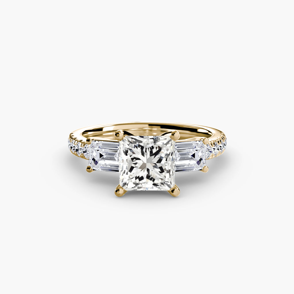 Trilogy pavè emerald