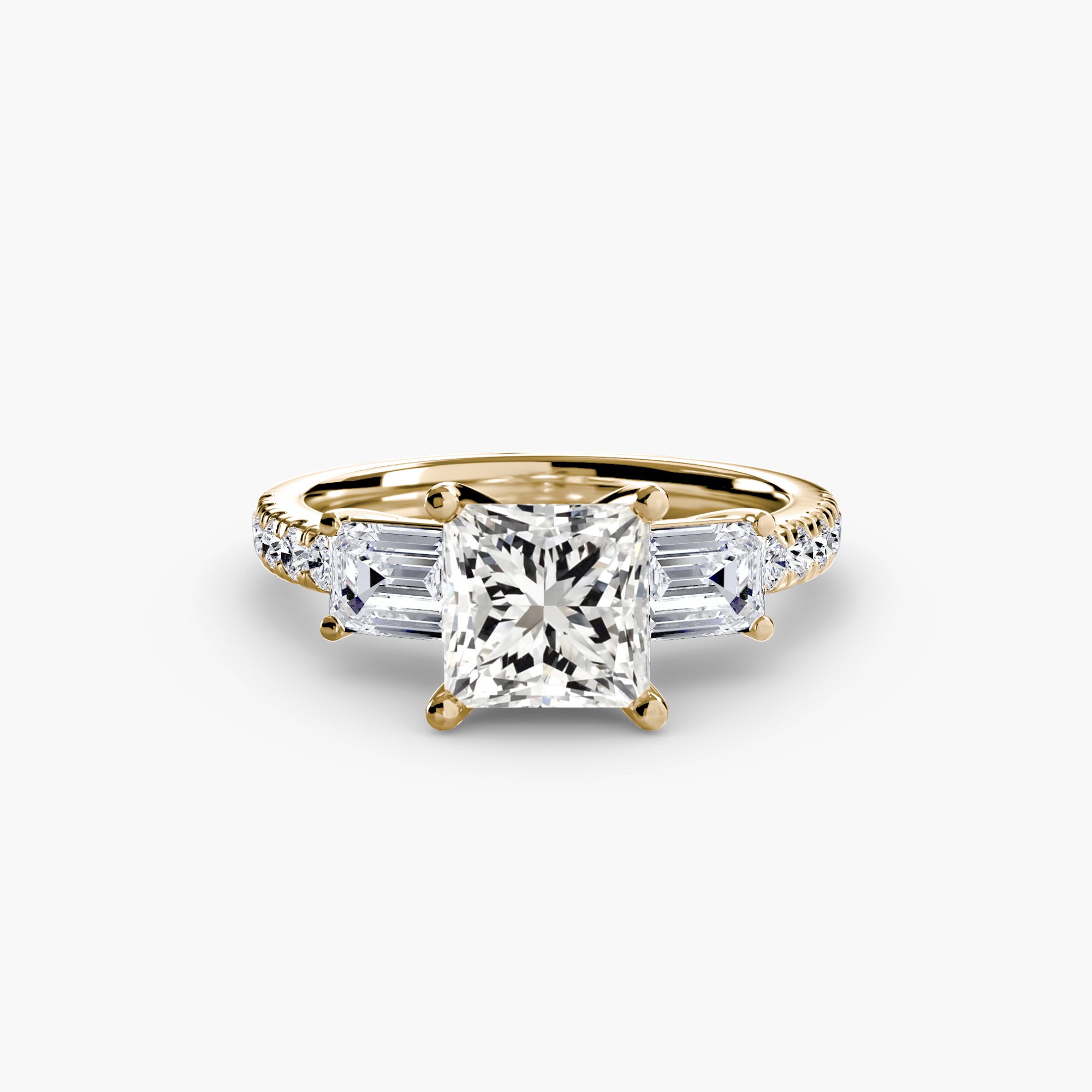 Trilogy pavè emerald