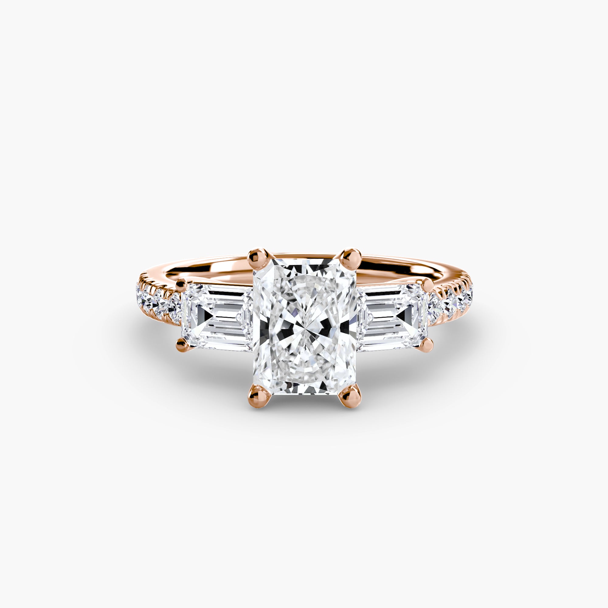 Trilogy pavè emerald