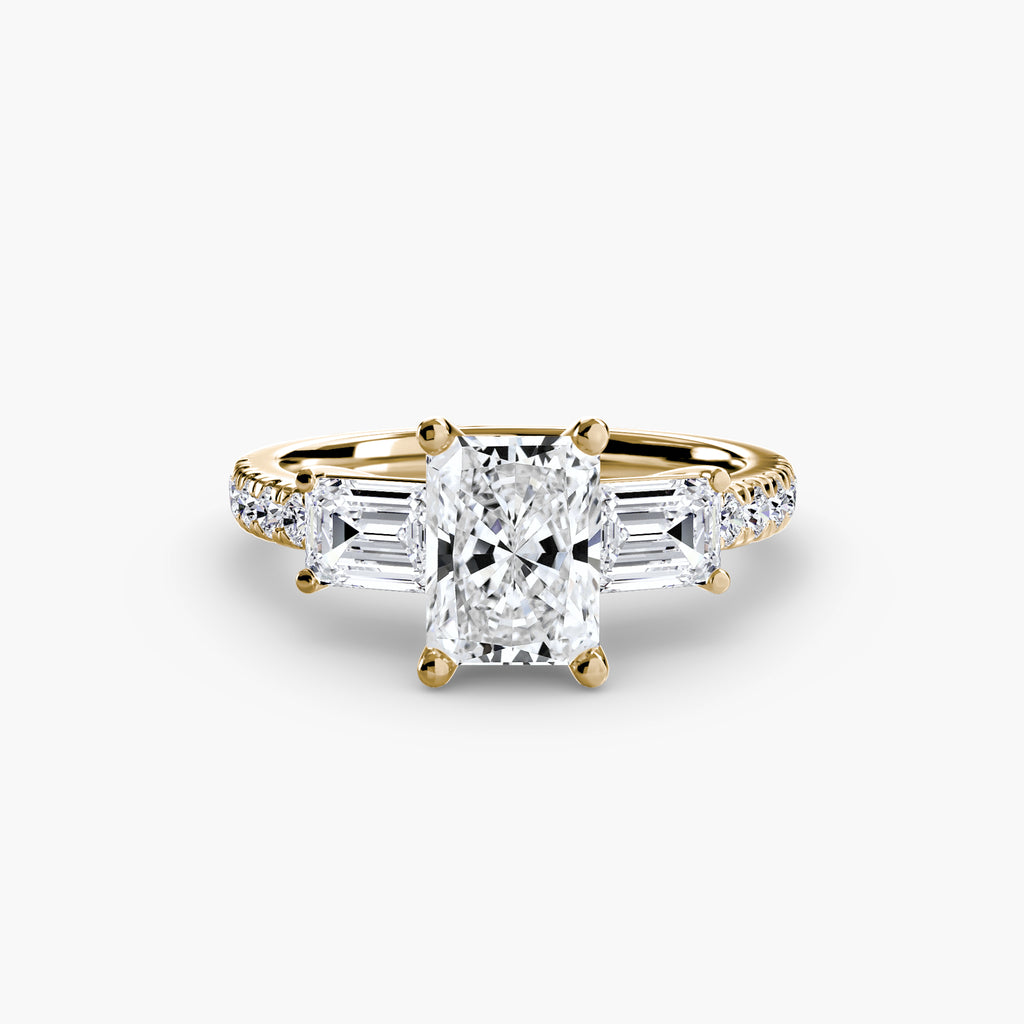 Trilogy pavè emerald