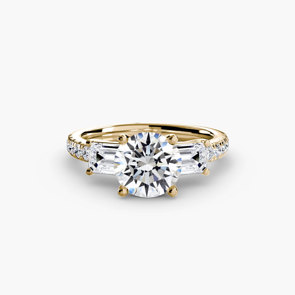 Trilogy pavè emerald