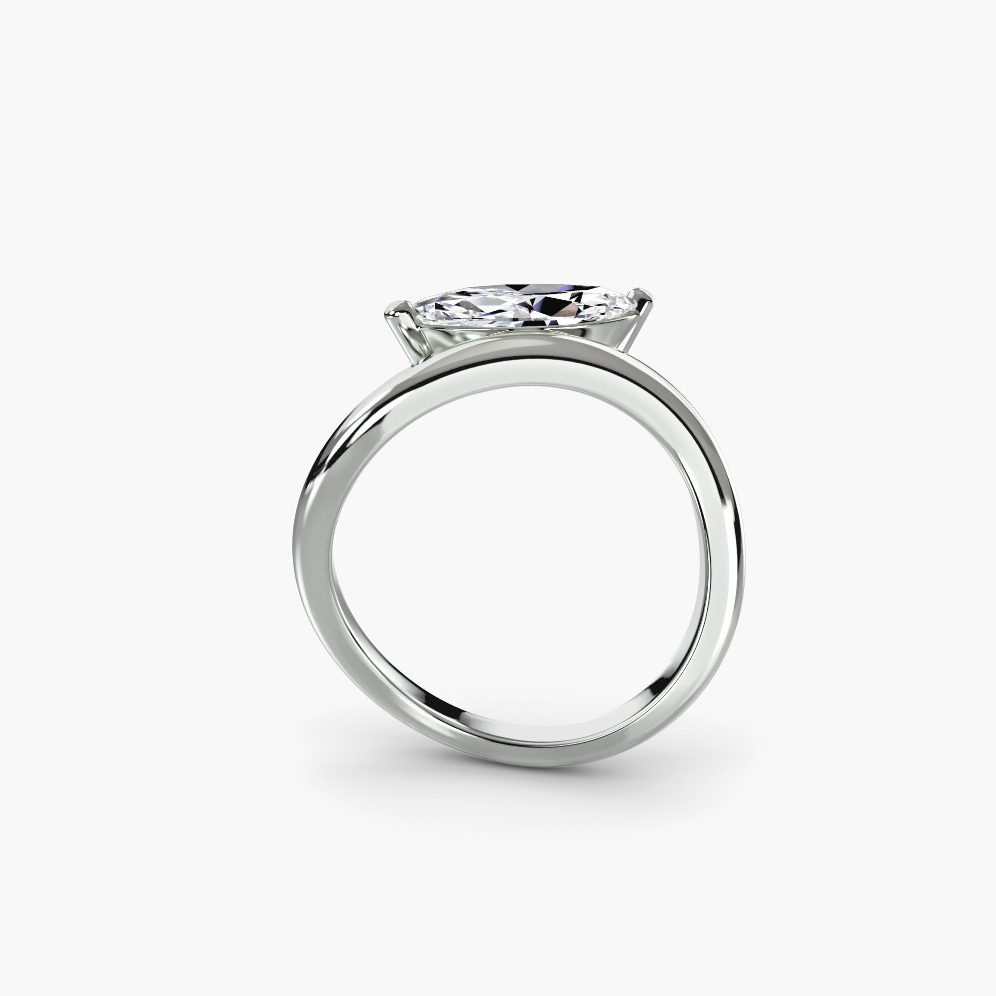 Anello marquise Wave