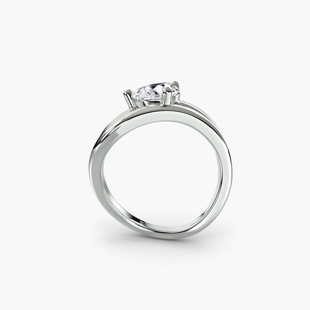 Anello goccia Wave