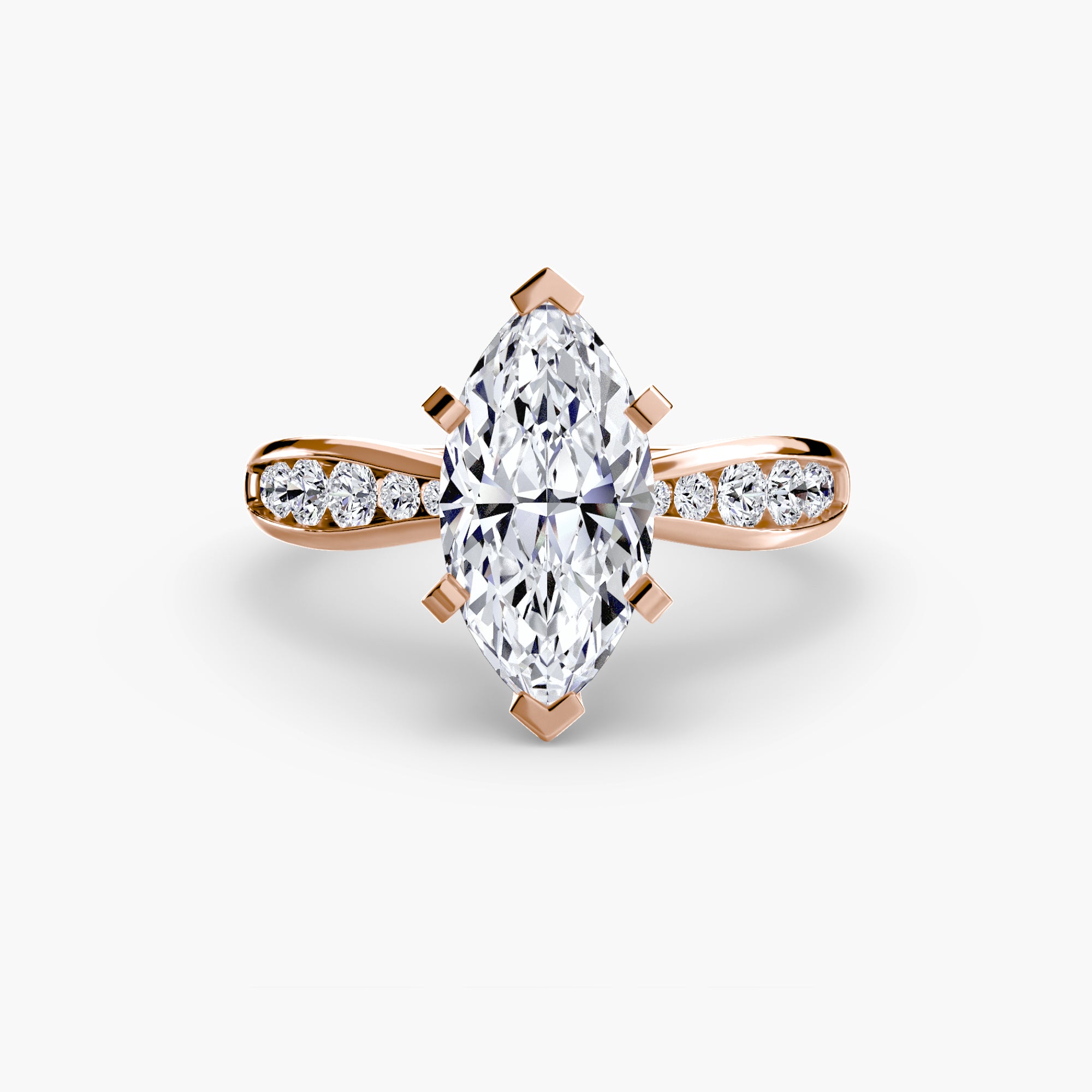 Solitario Aurora Pavé