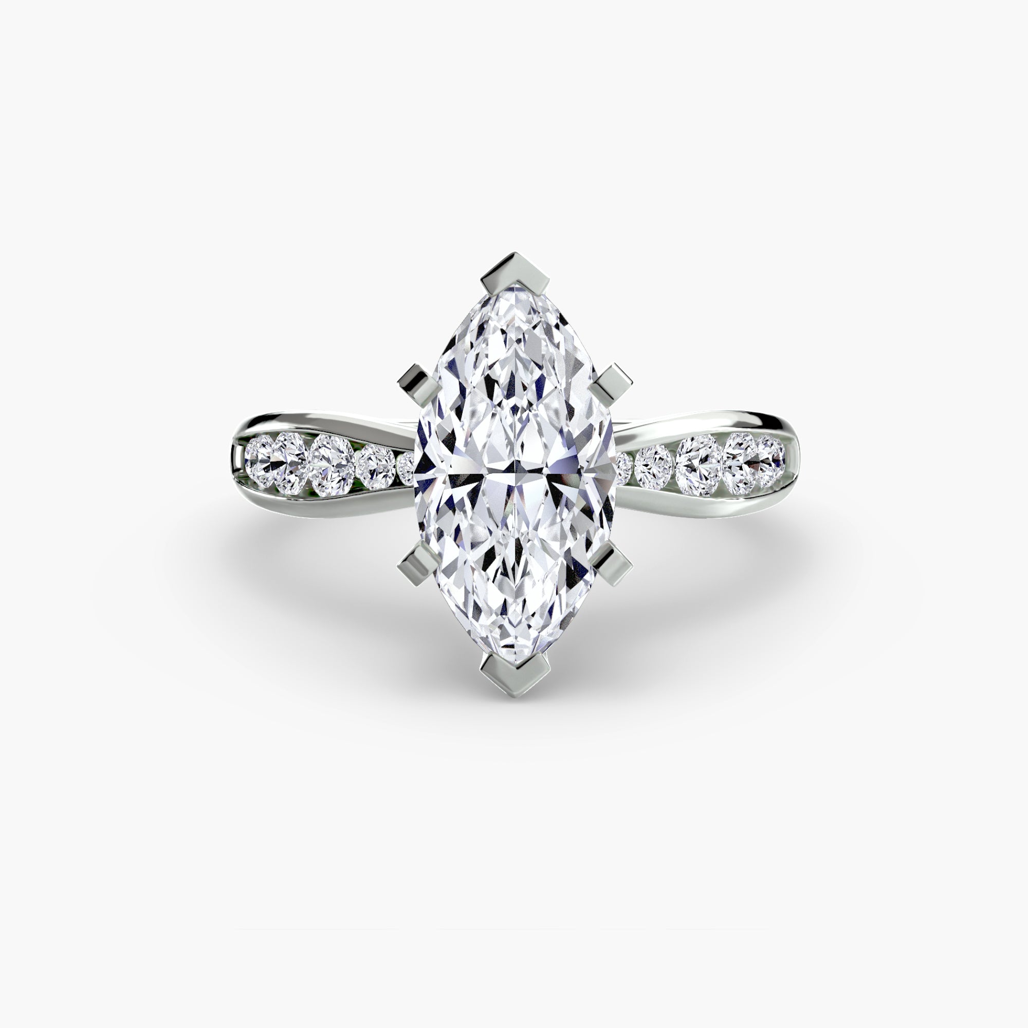 Solitario Aurora Pavé