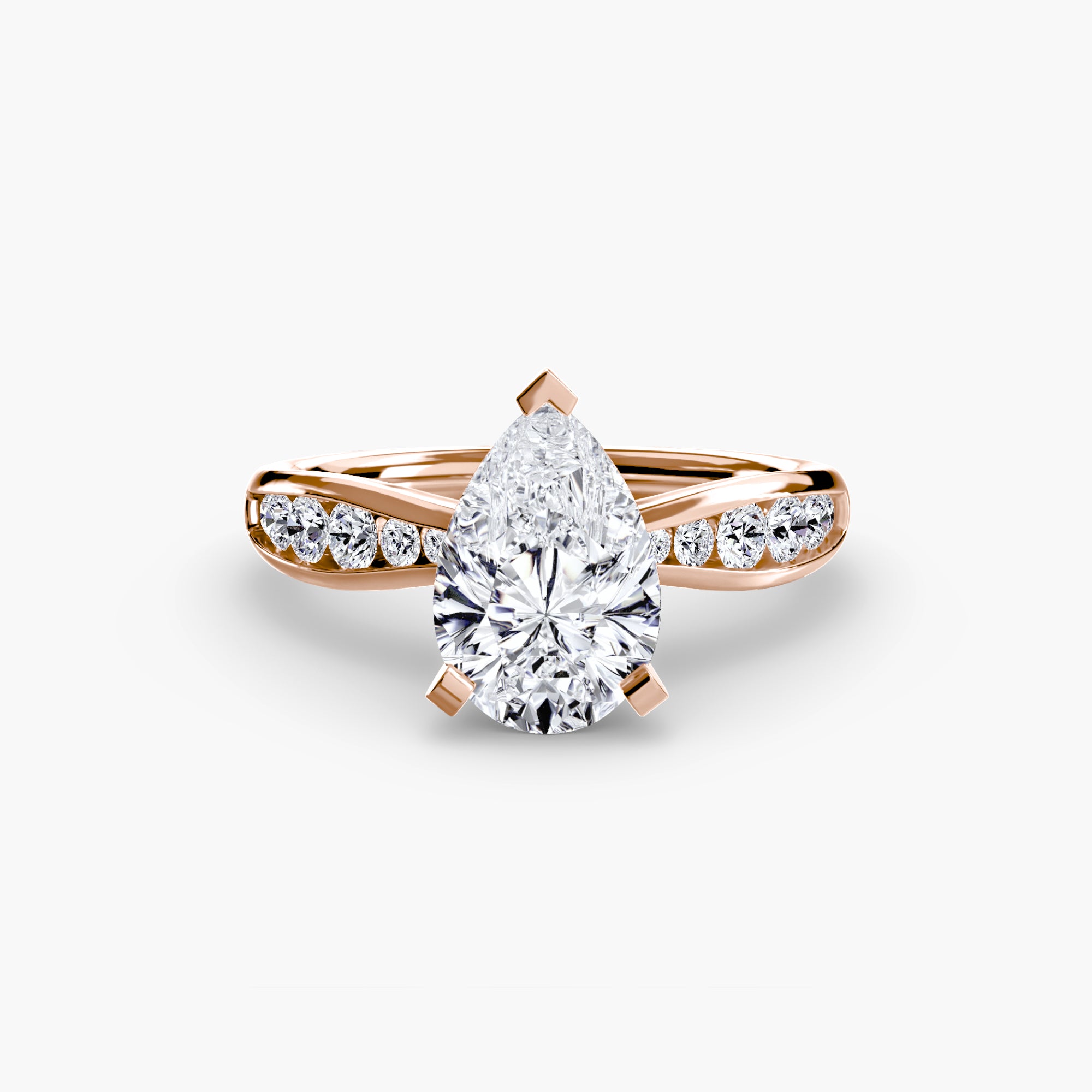 Solitario Aurora Pavé